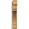 Ekena Millwork Merced Block Rough Sawn Outlooker, Western Red Cedar, 8"W x 38"D x 42"H OUT08X38X42MRC05RWR - alternate 4